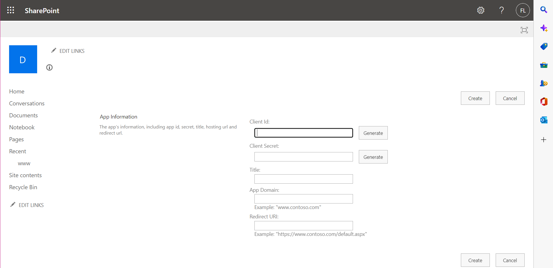 SharePoint REST API Register And Connect To A SharePoint List With 